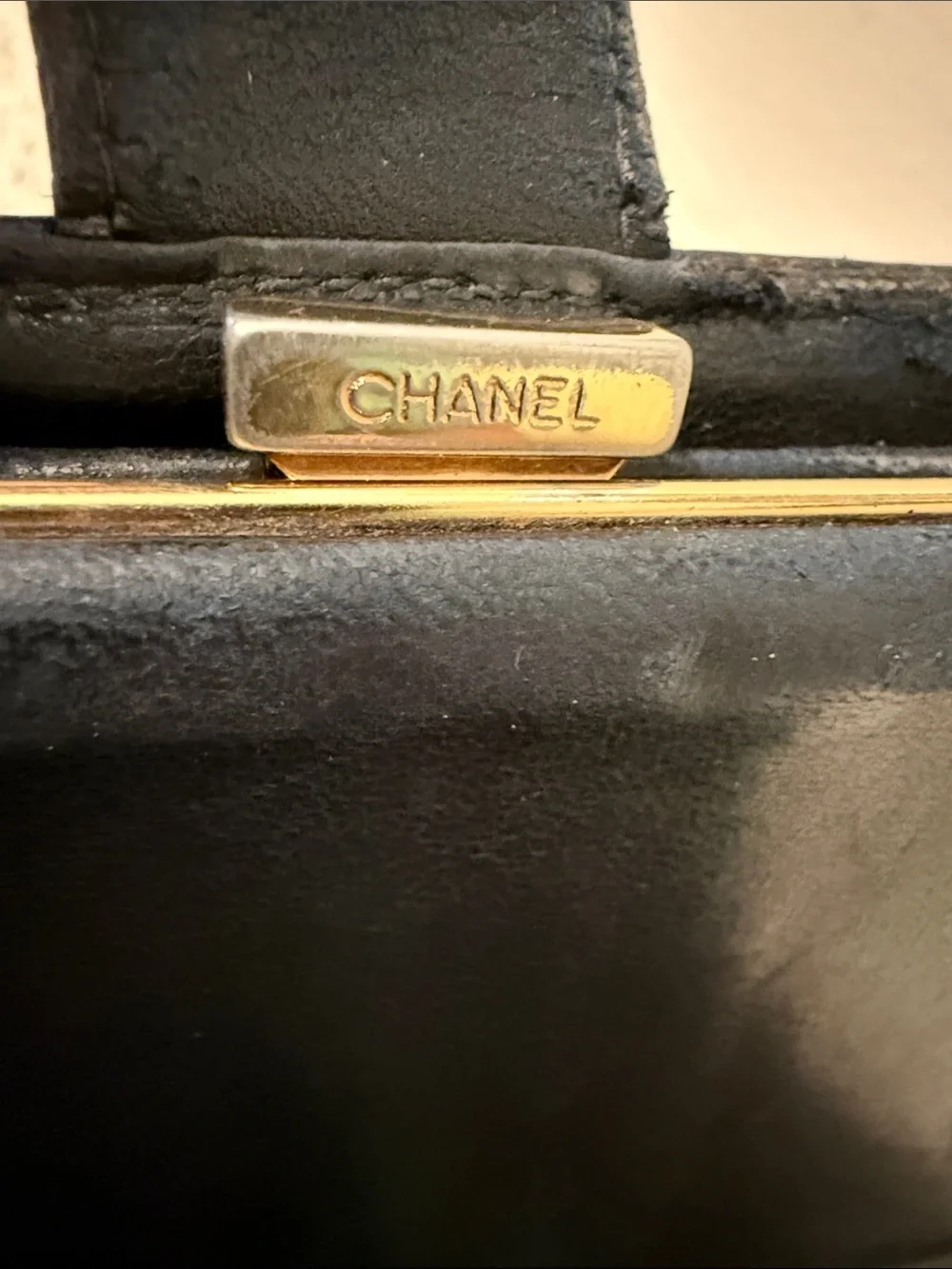 CHANEL authentic black
